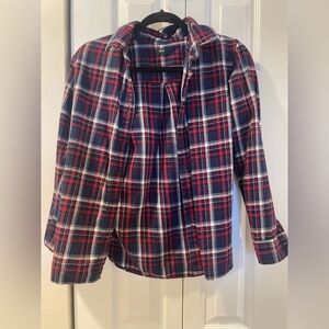 Uniqlo Red and Blue Checkered Flannel
